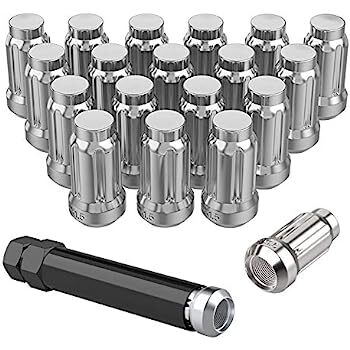 1/2-20 Spline Lug Nuts w/ Key - Chrome | R/T Tires & Wheels LTD